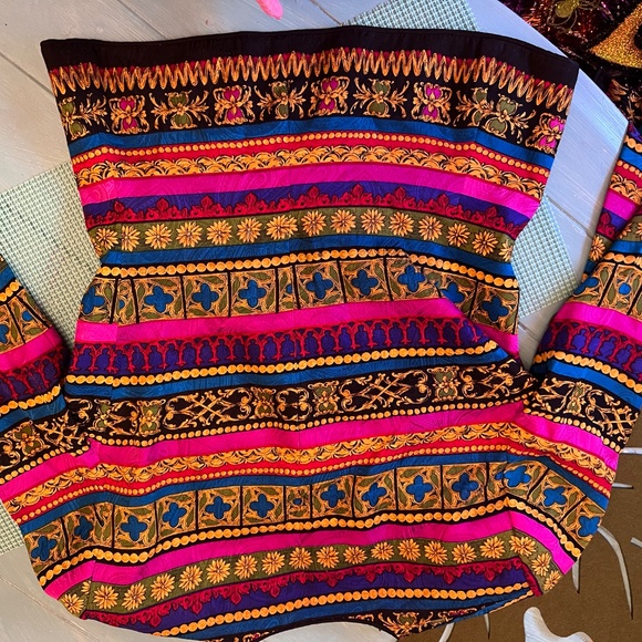 Colorful lightweight silk blazer - Picture 2 of 4